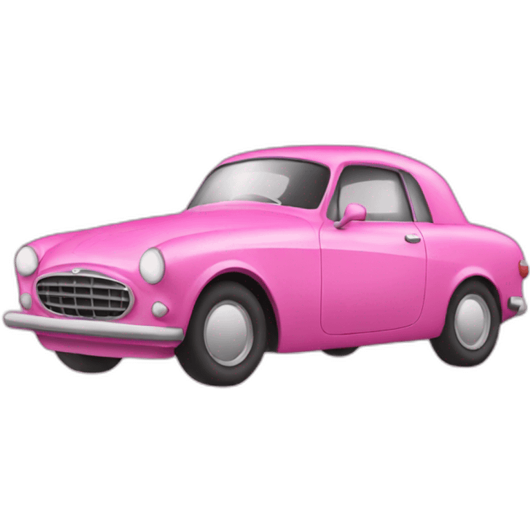 pink car emoji