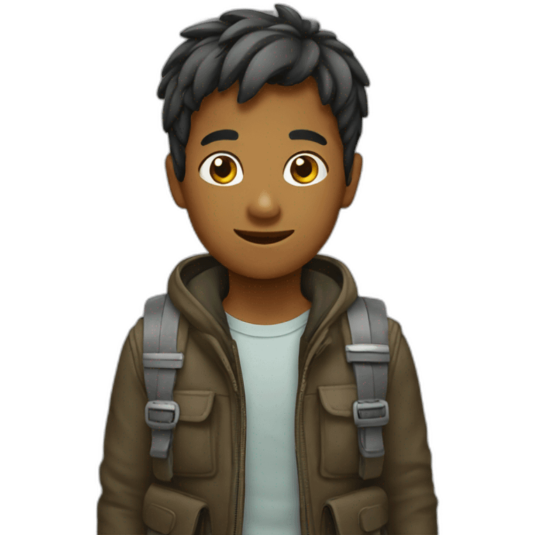 Boy travel emoji