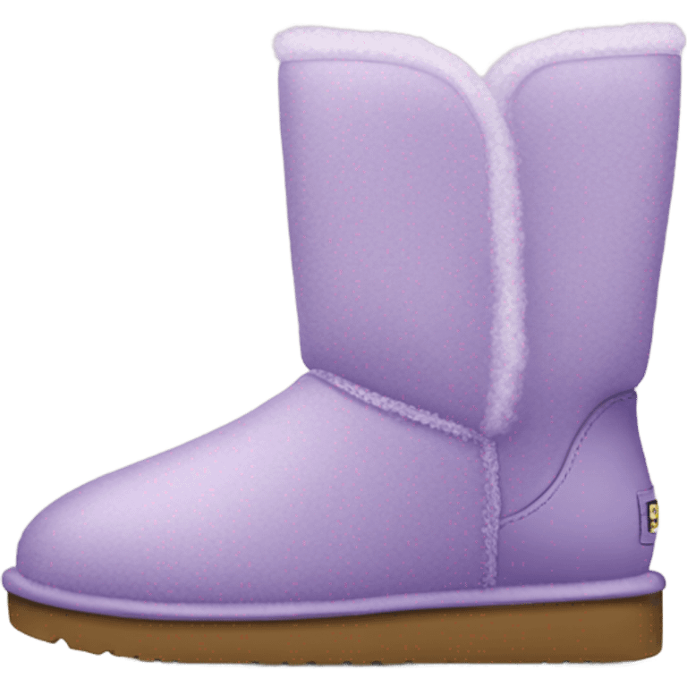 light purple uggs emoji