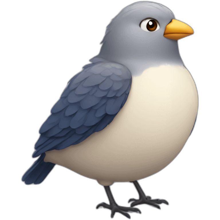 chunky bird emoji