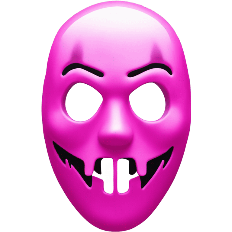 pink ghostface emoji