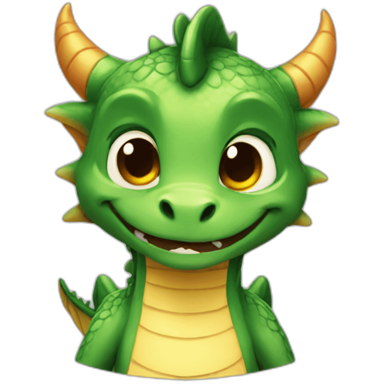 Dragon cute emoji