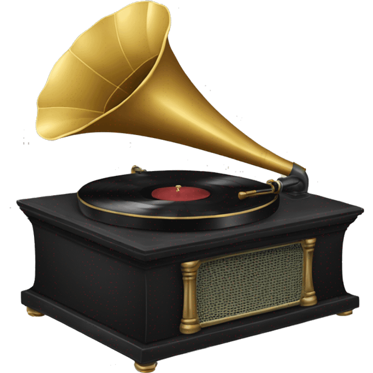 Gramophone technics emoji