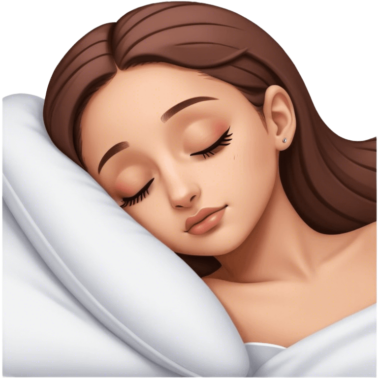 Ariana Grande sleeping emoji