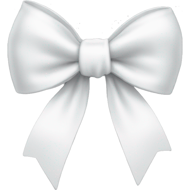 White bow emoji