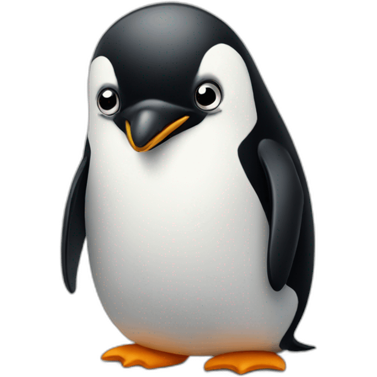 sad penguin emoji