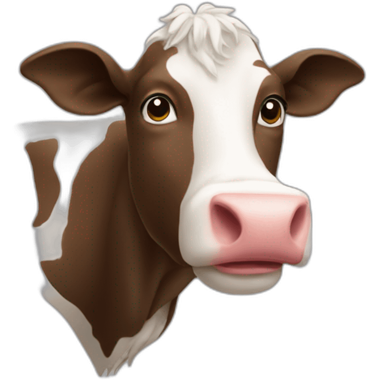 Une vache qui vole emoji