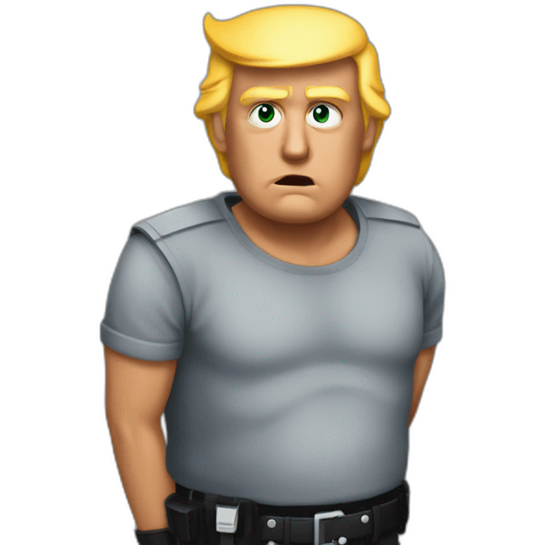 donald-trump-arrested emoji