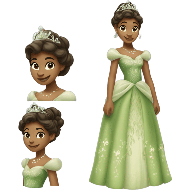 Princess Tiana girl emoji