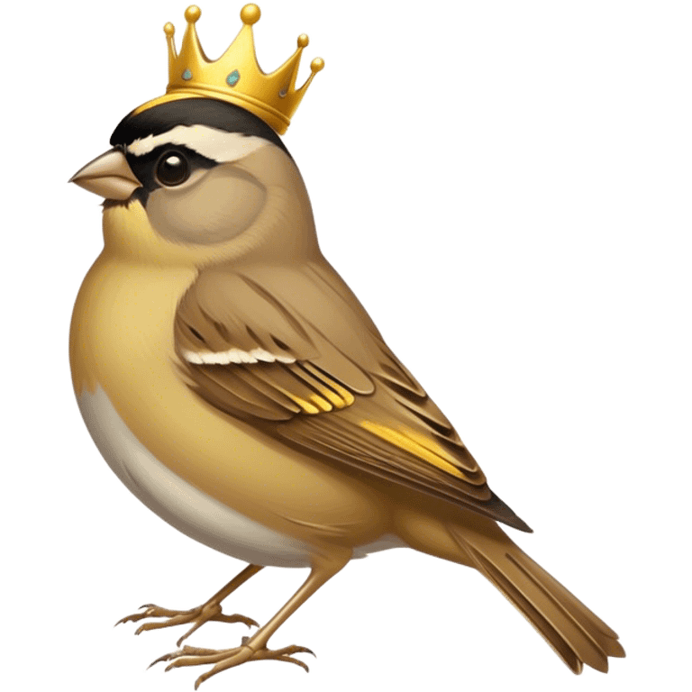 Golden Crowned Sparrow emoji