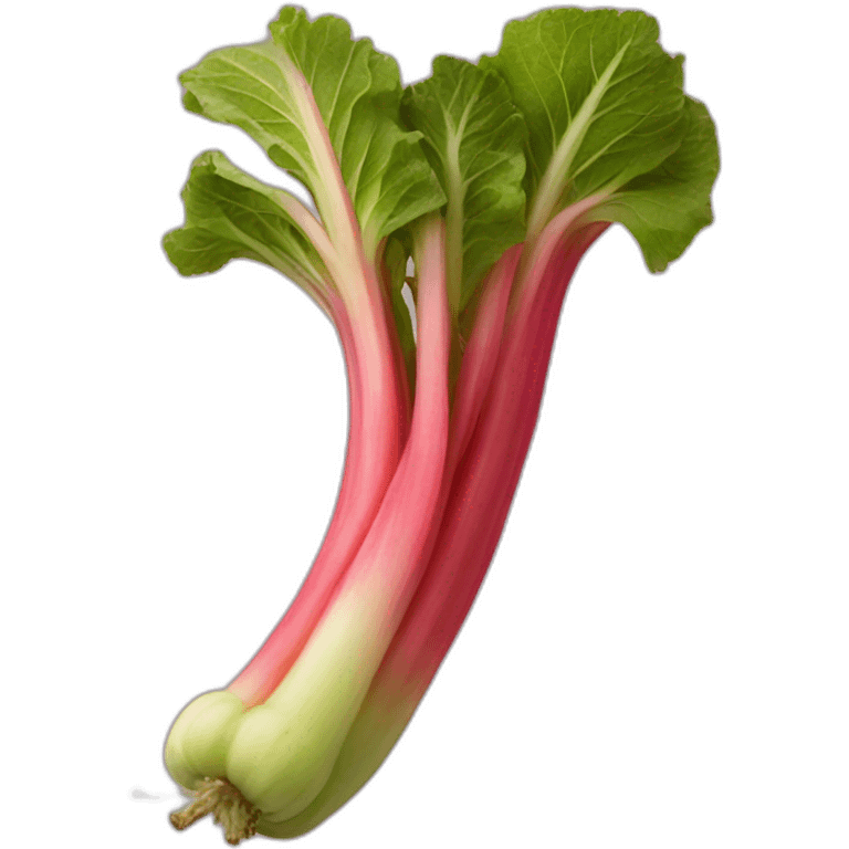 Fancy rhubarb emoji