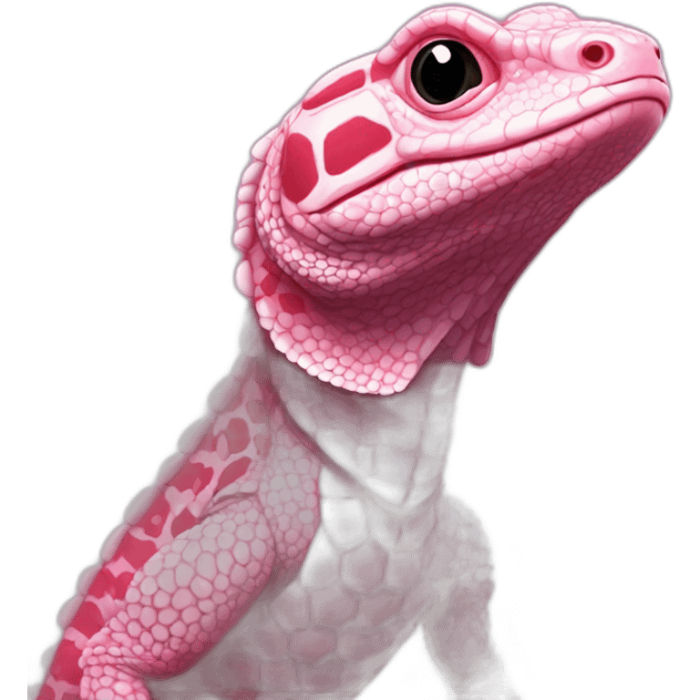 tegu lizard pink emoji