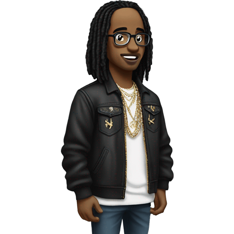 Quavo rap artist full body emoji