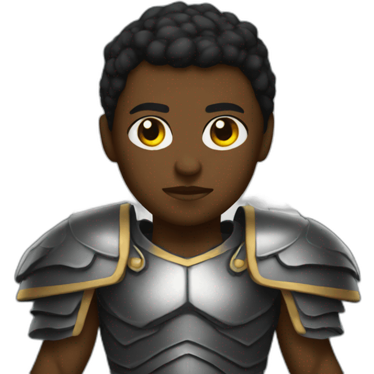 Black angel Warrior emoji