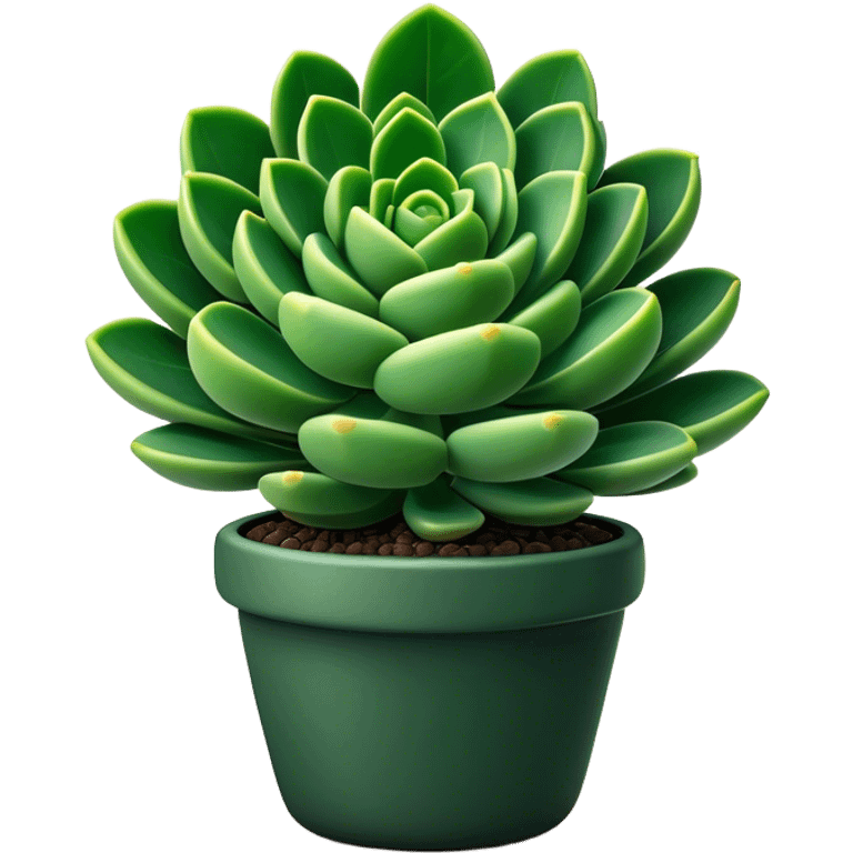 Cinematic Realistic Crassula Emoji, Compact and vibrant, with small, fleshy leaves arranged in thick, rounded clusters. The deep green hue of the leaves radiates calm, while their structured growth speaks of endurance. Soft glowing outline, capturing the essence of perseverance and tranquility in a crassula plant! emoji