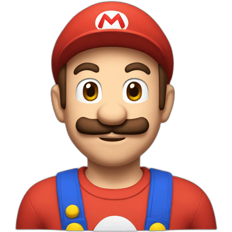 mario with no moustache emoji