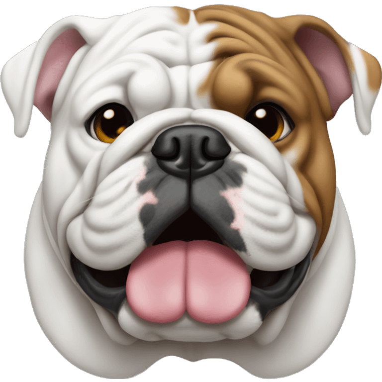 English bulldog exotic color emoji