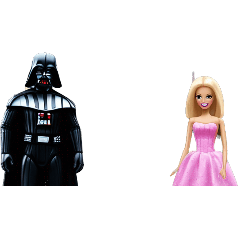 Darth Vader and Barbie’s very dusty old disturbing disgusting ghostly haunted horror dream house mansion  emoji