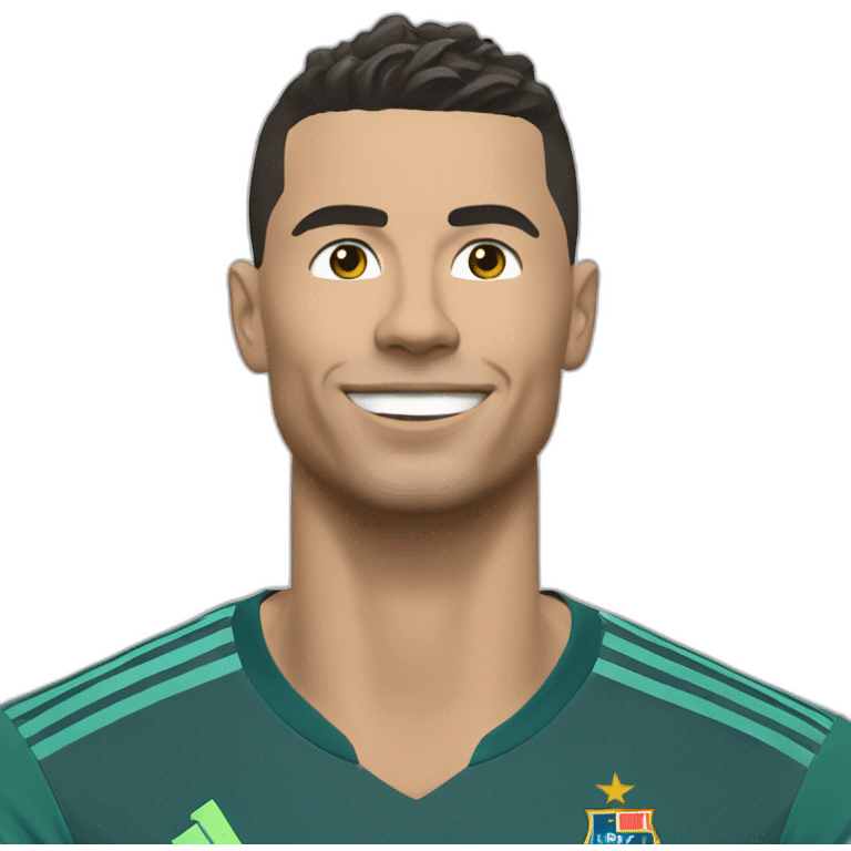 Ronaldo avec ligue des champions emoji