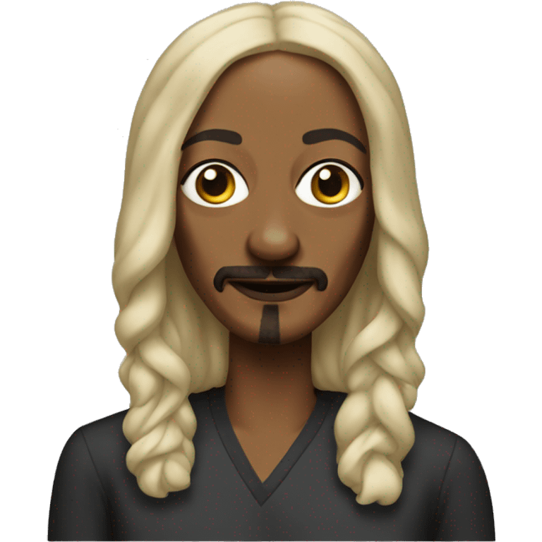 snoop dog as a white woman emoji