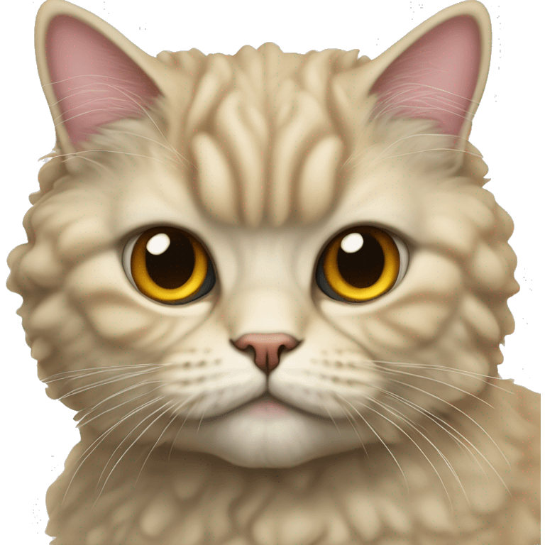 Selkirk Rex Cat,Half-body emoji