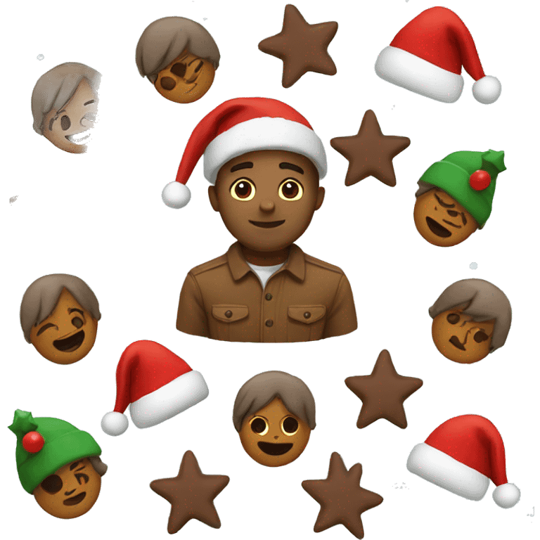 Brown Christmas  emoji