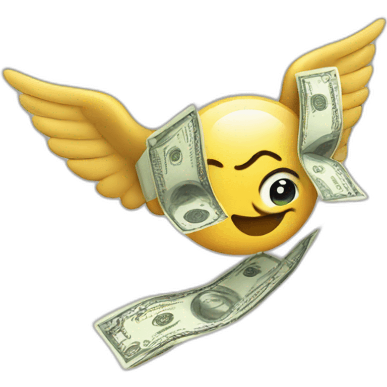 money flying emoji