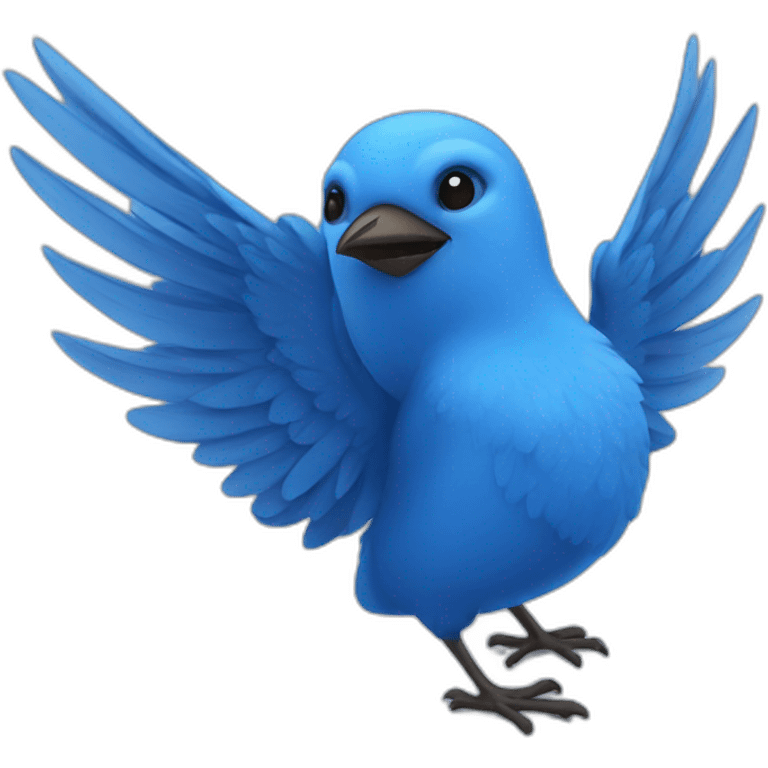 Blue birds emoji