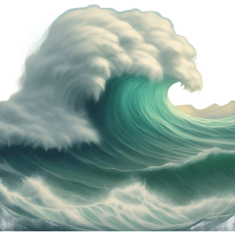 tsunami emoji