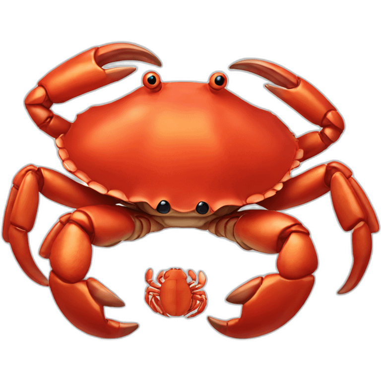 giant red crab emoji