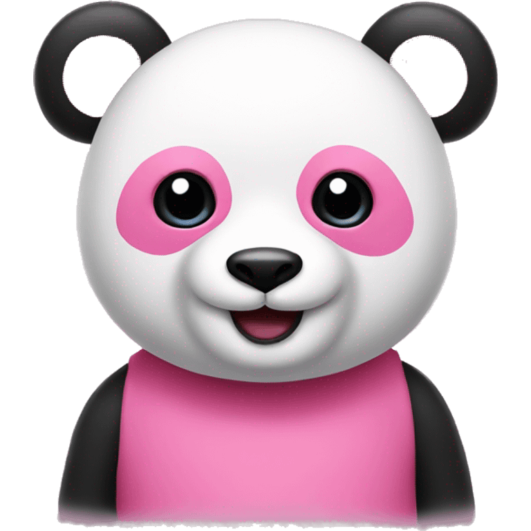 Pink panda  emoji