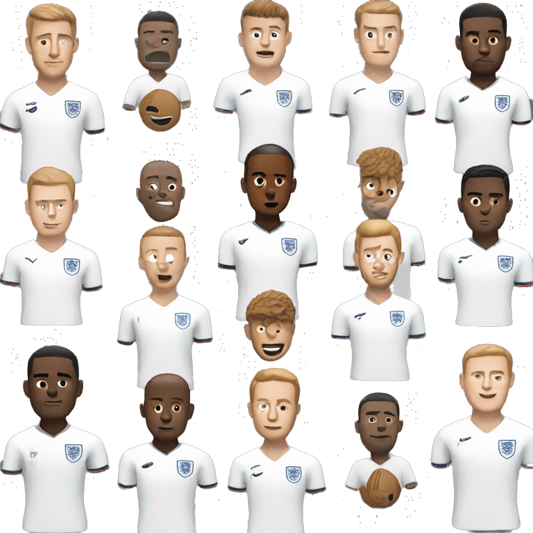 England football shirt Memoji  emoji