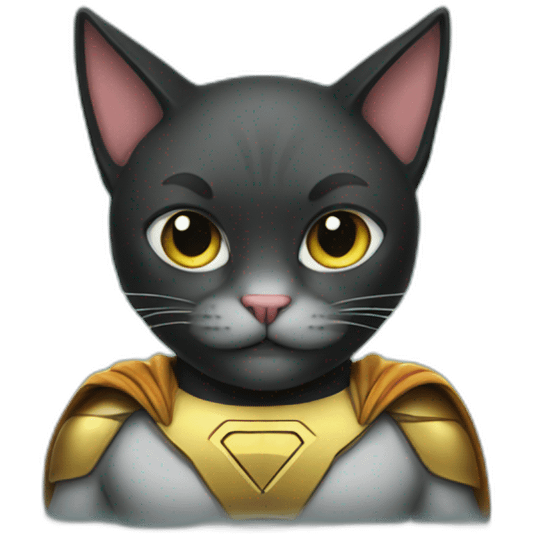 super hero cat emoji