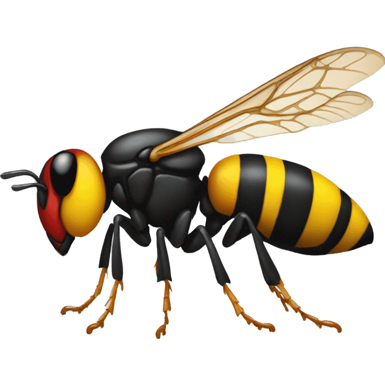 German black red yellow Wasp emoji