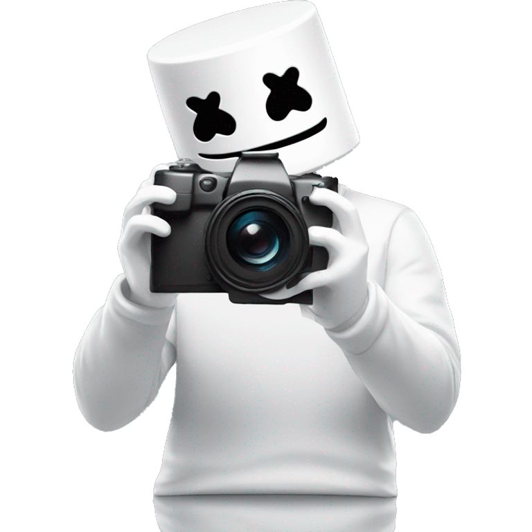 Video Creator Marshmello with Camera emoji