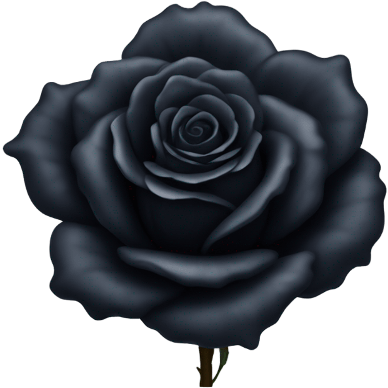 Black rose emoji