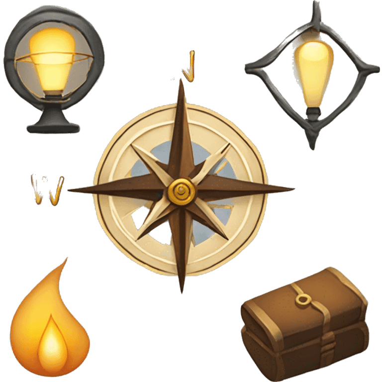 Compass Emoji: Represents guidance and direction, symbolizing the seeking of knowledge, truth, or wisdom.
Lantern Emoji: Symbolizes illumination and insight, showing the way or lighting up hidden truths.
 emoji