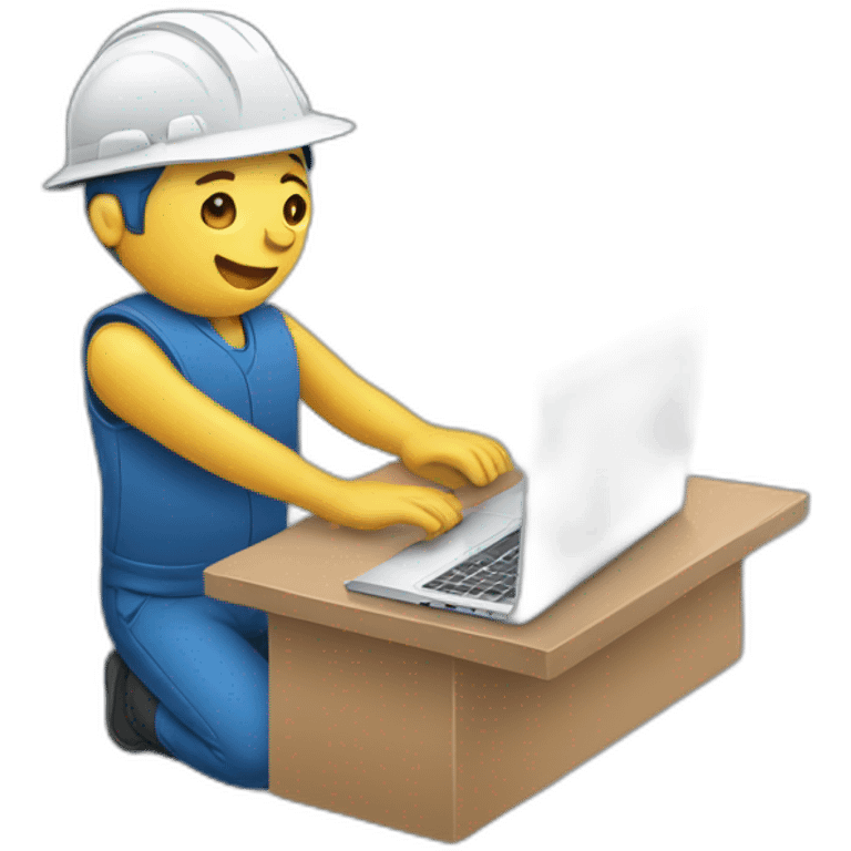 Laptop worker emoji