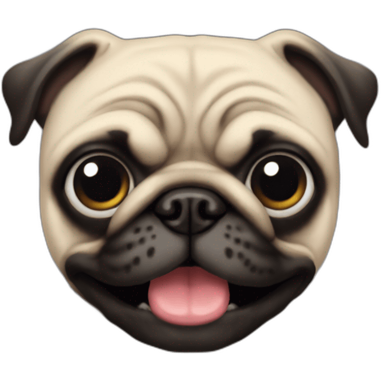 evil pug  emoji