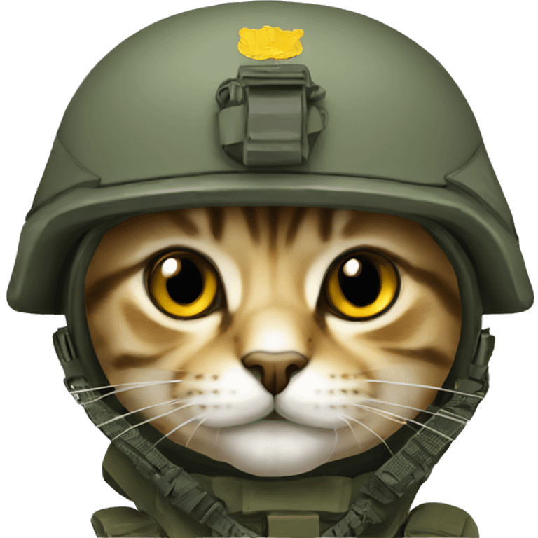 military cat Ukrainian marines emoji