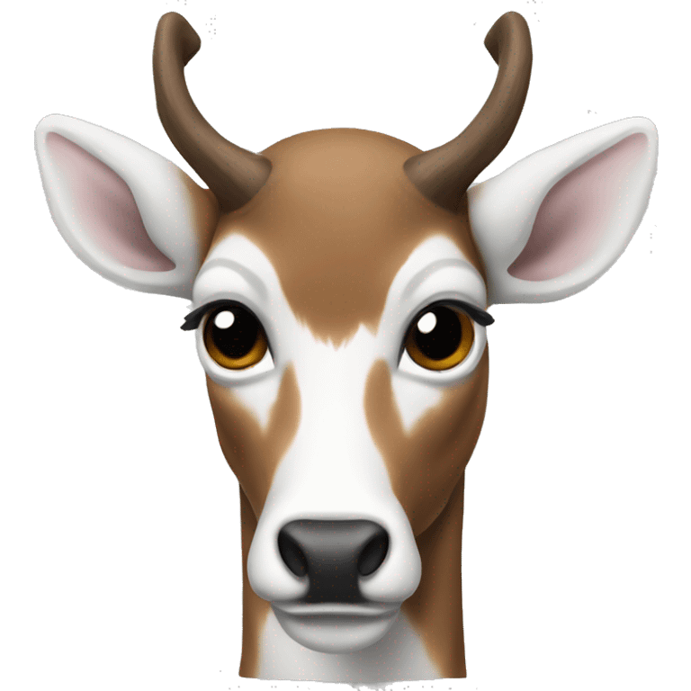 Piebald deer  emoji