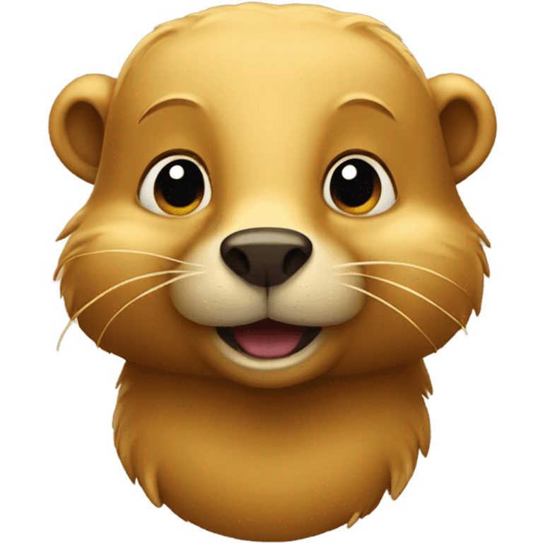 golden beaver emoji