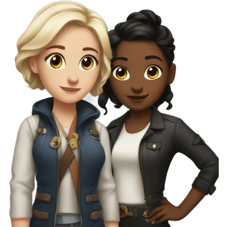 Evie and Berlin ￼ emoji