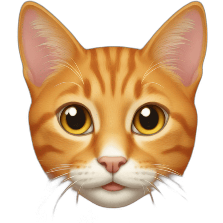 Orange tabby cat emoji