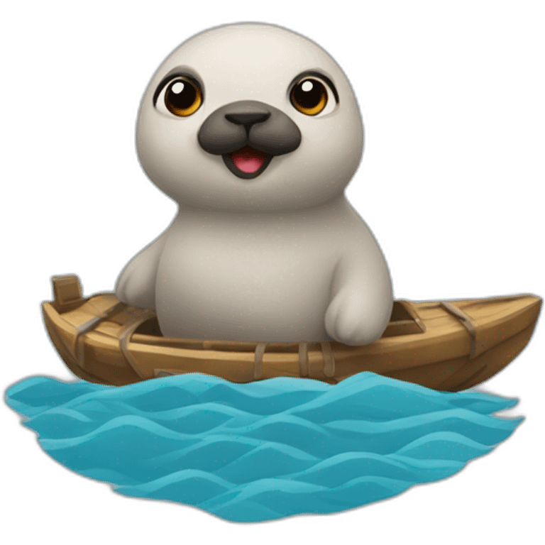 Foca viajando emoji