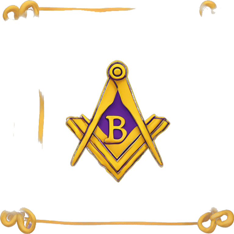 purple square freemasons apron emoji