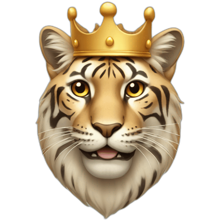 Sweet big king of cats emoji