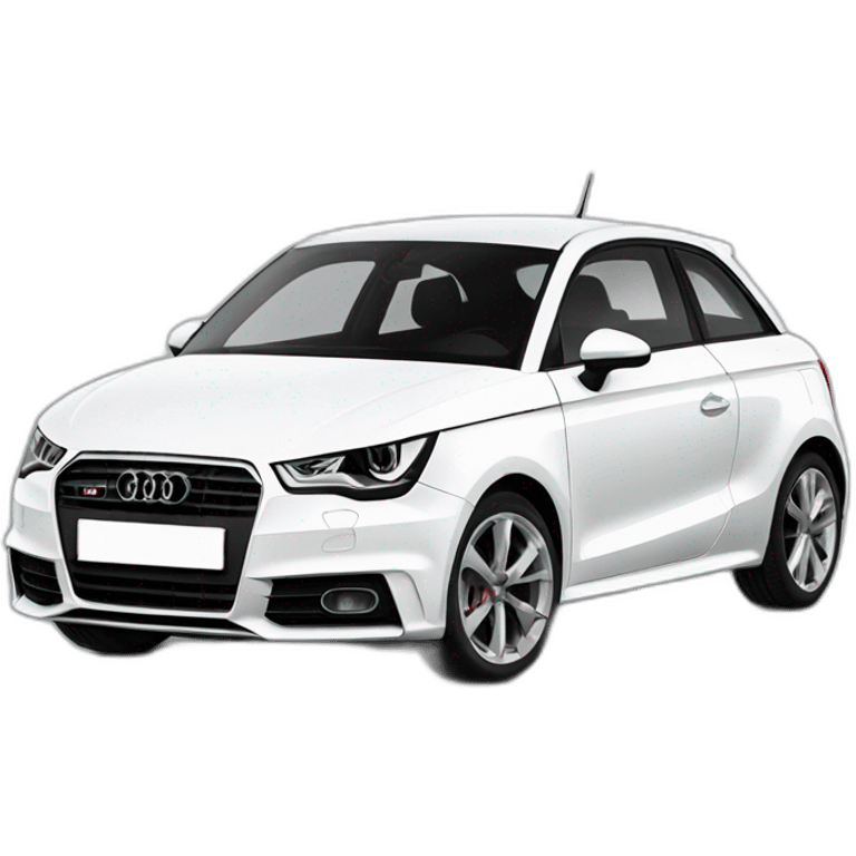 Audi a1 blanche emoji