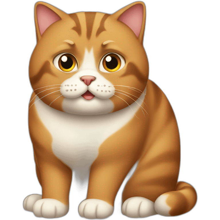 Brown-Fat-cat emoji