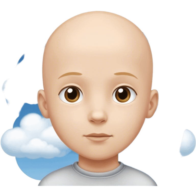 bald boy in the sky emoji